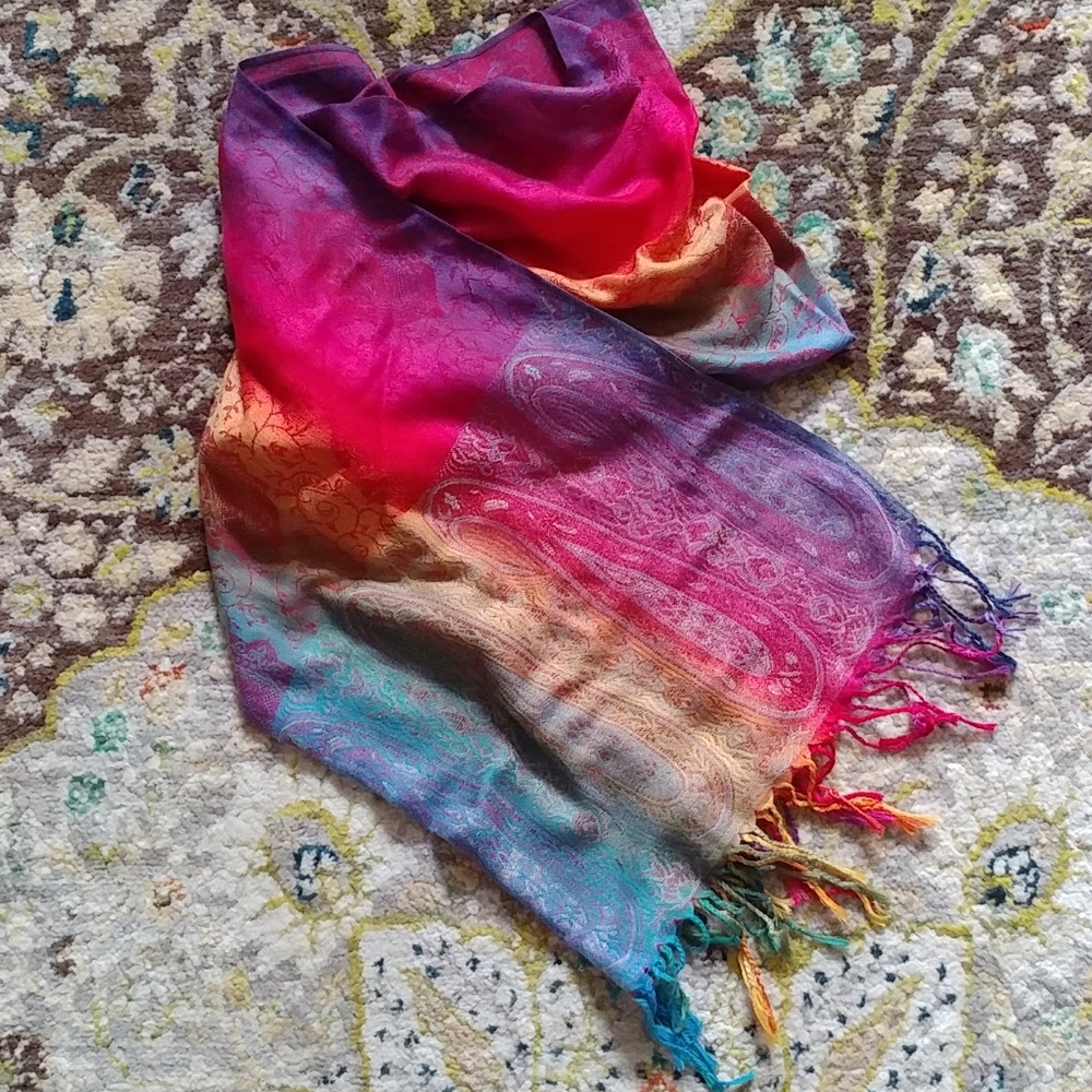Lovely rainbow scarf